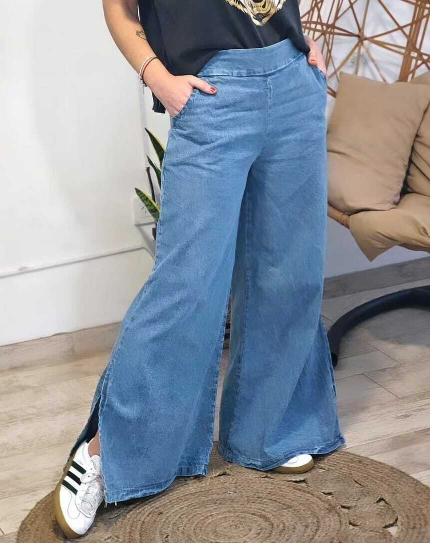 Maxi Palazzo Denim Tajo thumbnail 3