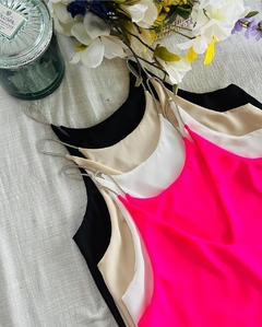 Musculosa Ambar crepe bretel strass - comprar online