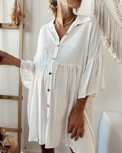 Vestido Paulina lino - comprar online