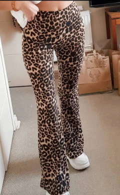 Pantalon oxford print