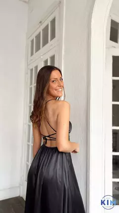 Vestido Lucía saten - Lola Dots 