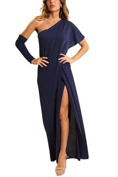 Mono Atenia azul marino crepe - comprar online