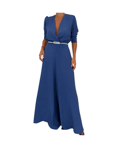 Conjunto Blusa cruzada + Palazzo pollera Cartagena crepe en internet