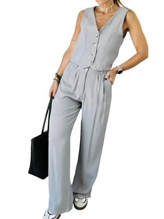 Conjunto classic Tencel chaleco + Pantalon - comprar online