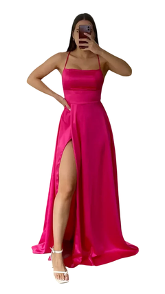 Vestido Lucía saten - comprar online