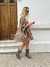 VESTIDO DURAZNO PRINT CHOCOLATE