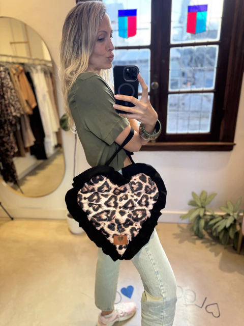 Bolso CORAZÓN Animal Print - comprar online