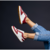 Tênis Casual Feminino Vermelho bordô e Branco – Estilo Urbano em Couro Sintético na internet
