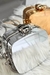 Bolsa de Ombro Pequena e Metálica com Formato Fashion Abelha - Maria Rita Shoes