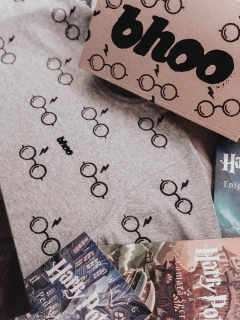 Camiseta Cinza Unissex Potter na internet
