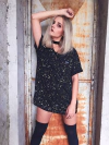 Camiseta Preta Especial | Ouro