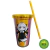 Copo com Tampa e Canudo 450 ml Spy x Family - Anya Forger