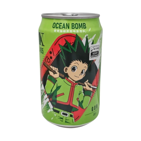Refrigerante Ocean Bomb 330 ml Chá e Toranja Hunter x Hunter - Gon