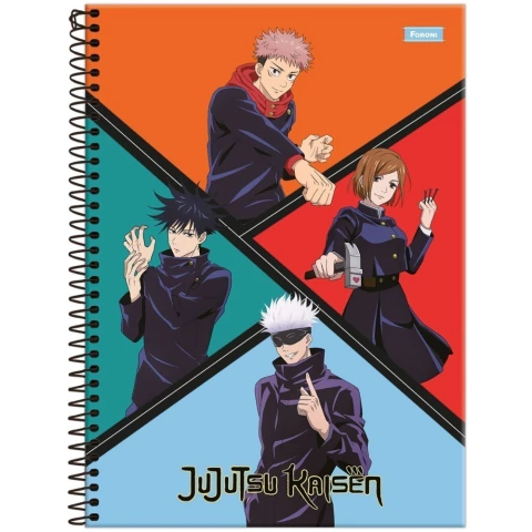 Caderno Universitário Foroni Jujutsu Kaisen (80 Folhas) - comprar online