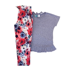 Pijama Mix Cilantro Azul T2 - comprar online
