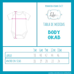 Body Okab X2 Barquitos - comprar online