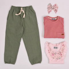 Pantalon Lourdes Verde T4 en internet