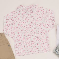 Polera Alumine Flores Rosa - comprar online