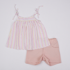 Camisa Constancia Rosa - Loló Para Chicos