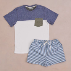 Remera Manuel Azul - Loló Para Chicos