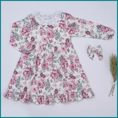 Vestido España Flor Rosa - comprar online