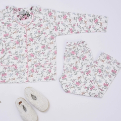 Pijama Camisa Mujer Suiza Flor Rosa en internet