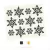 Flocos de Neve Adesivos Decorativos - Mônica Palma Design ♥