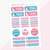 Kit Etiqueta Escolar Unicórnio - comprar online
