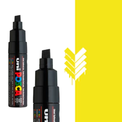 POSCA 8K - AMARELO FLÚOR (8mm)