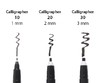 CANETA PIGMA CALLIGRAPHER 20 - SAKURA - comprar online