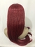 Peruca Lace Front HD Elmirah 34" - Vermelha Red Velvet