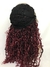 Peruca Lace Front 13x6 HD Trança Faux Locs - 1B/Bug Avermelhada - loja online