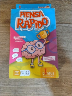 piensa rapido