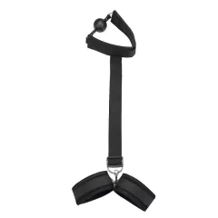 ALGEMA TRASEIRA COM MORDAÇA BOLA COR PRETA – CÓD 51234