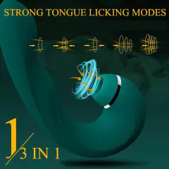 MAPPY HOUR SUGADOR DE CLITÓRIS E VIBRADOR DE PONTO G COM PULSAÇÃO RECARREGÁVEL COR VERDE – CÓD 2544