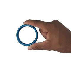 ANEL PENIANO AÇO 5,0 CM DIÂMETRO EM AÇO TAMANHO G COR AZUL – CÓD 51129