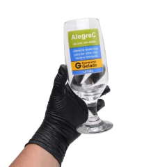 TAÇA DE VIDRO 300ML EU ALEGREC - CÓD 51471