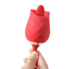 FLOWERY VIBRADOR DE PONTO G E CLITÓRIS COM DEDILHAR/TAPPING - CÓD 2567