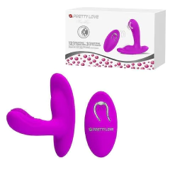 PRETTY LOVE MAGIC FINGERS VIBRADOR DE PONTO G E CLITÓRIS 12 VIBRAÇÕES + 3 MODOS DE DEDILHAR COR MAGENTA - CÓD 51580