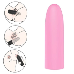 BULLET 7,5X2,4CM RECARREGÁVEL FORMATO DE BALA COR ROSA – CÓD 2591