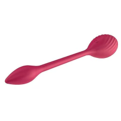 ALRORA VIBRADOR DE PONTO G COM DUAS PONTAS COR VERMELHA - CÓD 2603