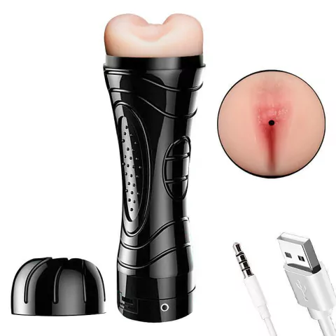 NICK MASTURBADOR RECARREGAVEL ÂNUS 25X7,8CM EM FORMATO DE LANTERNA - CÓD 51457