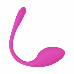 VIBRADOR BULLET COM CONTROLE POR APP 10 MODOS DE VIBRAÇÃO VIA BLUETOOTH COR VERMELHA - CÓD 2604