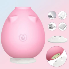 PEPPA PULSADOR EM FORMATO DE PORQUINHO RECARREGÁVEL COR ROSA - CÓD 2601