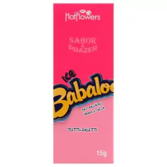 BABALOO GEL VIBRADOR LIQUIDO ICE BEIJÁVEL 15G SABOR TUTTI-FRUTTI – CÓD 3626