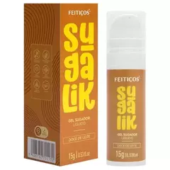 SUGALIK SUGADOR PULSADOR LÍQUIDO 15G SABOR DOCE DE LEITE - CÓD 3681
