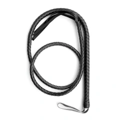 CHICOTE LONGO 150 CM COM ALÇA DE APOIO COR PRETA - CÓD 51629