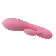 PRETTY LOVE CAROL VIBRADOR 16,5X3,5CM ESTIMULADOR DE PONTO G E CLÍTORIS EM SILICONE COM 30 MODOS DE VIBRAÇÃO COR ROSA - CÓD 2521