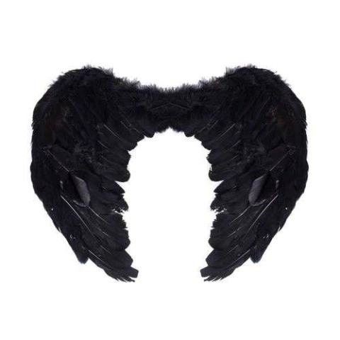 ASA DE ANJO C/TIARA COR PRETA - CÓD 5976