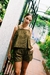 SHORT ASTRID - MILITARY GREEN - comprar online